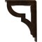 Ekena Millwork Bradford Wrought Iron Bracket, (Triple center brace), Antiqued Bronze 2"W x 5 1/2"D x 8"H BKTM02X05X08TBRABZ - alternate 4